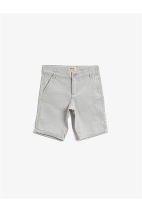 Koton Boys Jeans & Canvas Shorts Gray