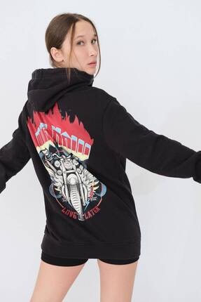 Addax Printed Sweatshirt S12385