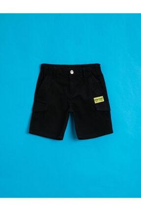 Koton Boys Black Jeans Shorts