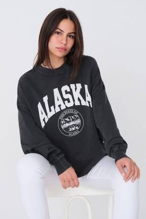 Addax Printed Sweatshirt S9672