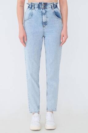 Addax High Waist Button Detailed Jean