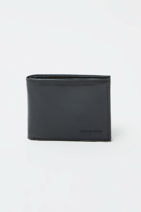 Aqua Di Polo Men's Black Wallet 8682367124661