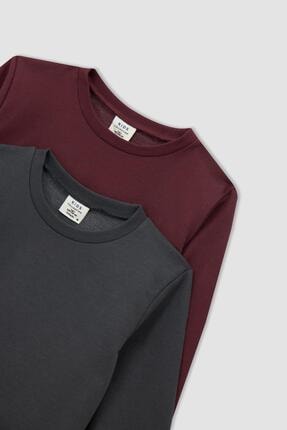 DeFacto Boy Regular Fit Basic 2-Pack Sweatshirt