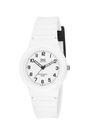 Q&Q Unisex Kids White Waterproof Silicone Watchband