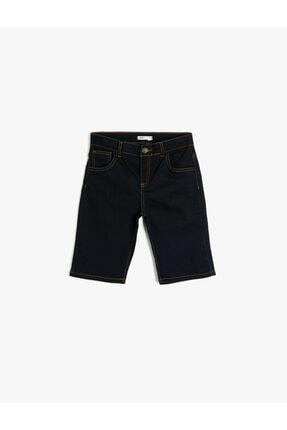 Koton Kids Boys Black Basic Normal Waist 5 Pocket Jean Shorts