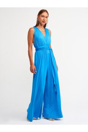 Dilvin 7956 Halterneck Jumpsuit Open Saks