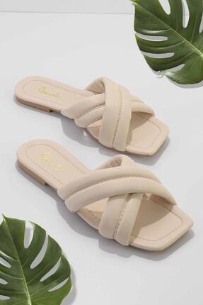 Bambi Beige Women's Slippers