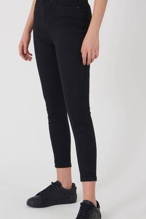 Addax Women's Black High Waist Trousers