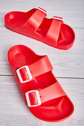 Bambi Red Women's Slippers