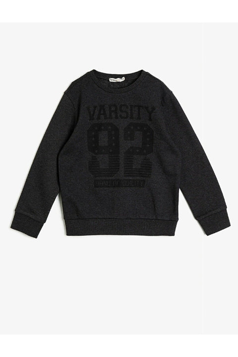 Koton Boys Gray Printed Sweatshirt