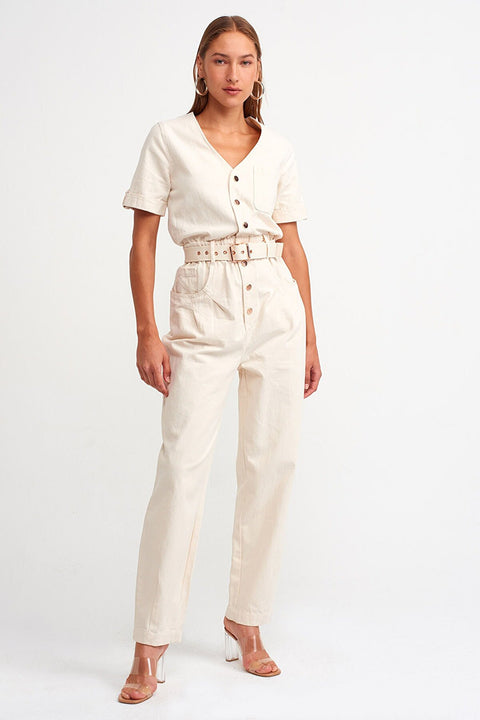 Dilvin Belted Overalls