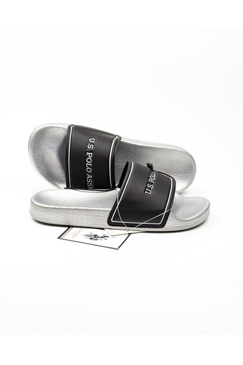 Us Polo Assn SONIA Black Women's Slippers
