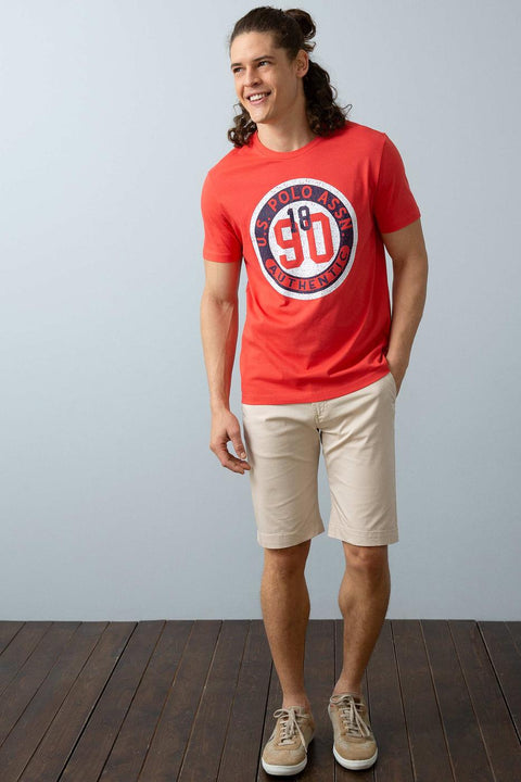 Us Polo Assn Men's Beige Shorts  50203532-VR011