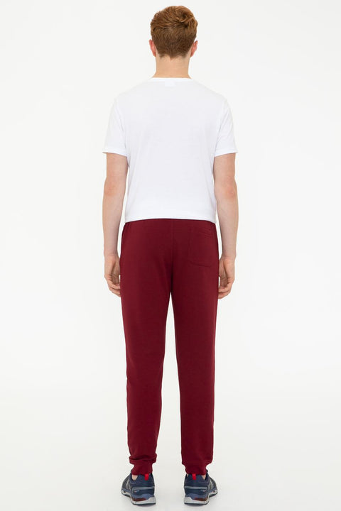 Us Polo Assn  Burgundy Knitted Pants