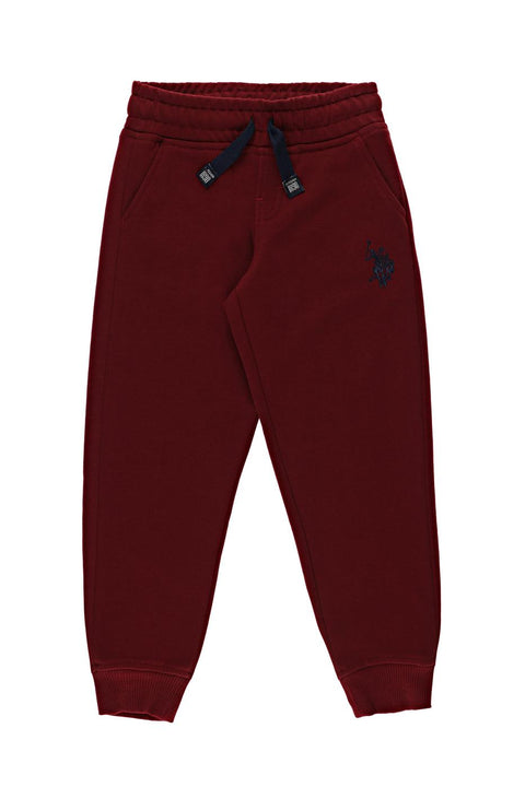 Us Polo Assn Boys Red Knitted Pants