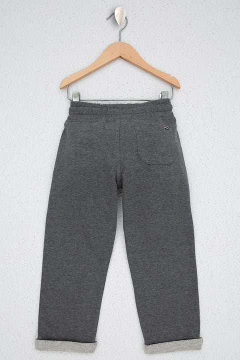 Us Polo Assn Boys Gray Knitted Pants