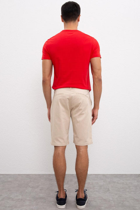 Us Polo Assn Men's Beige Shorts 50220991-VR011