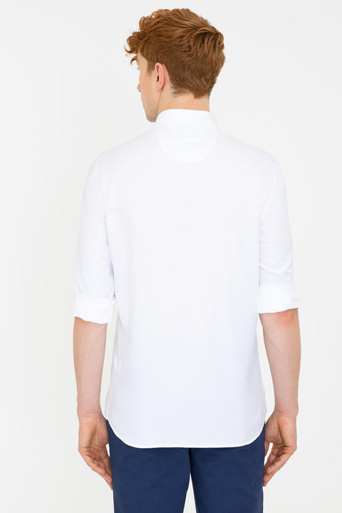 Us Polo Assn Men's White Shirt 50249786-VR013