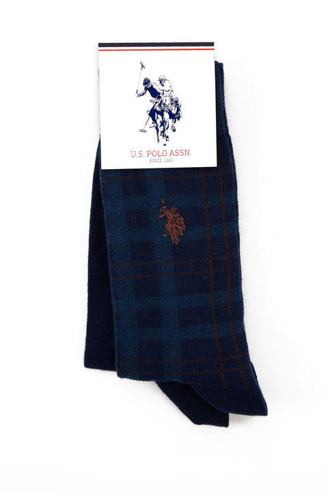 Us Polo Assn Men's Navy Blue Socks 50212358-VR033
