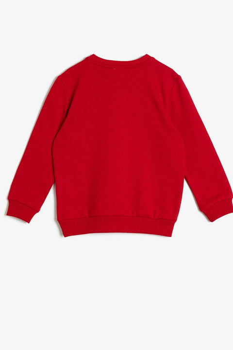 Koton Boys Red Boys Printed Sweatshirt