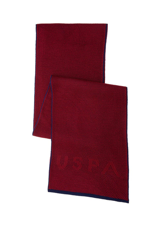 Us Polo Assn  Men's Burgundy Scarf 50209846-VR014