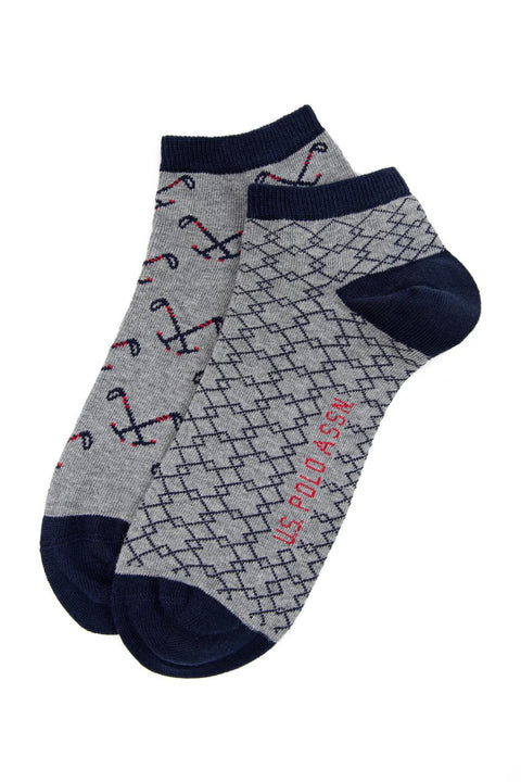 Us Polo Assn Men's Gray Socks 50234009-VR086