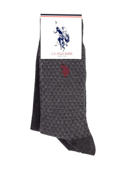 Us Polo Assn Gray Pack Men's Socks 50212359-VR086