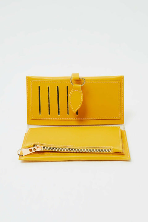 Aqua Di Polo Women's Yellow Wallet