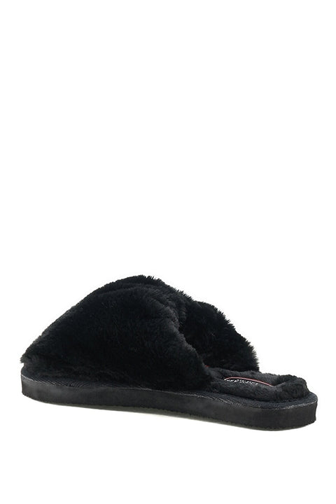 Us Polo Assn Ohia Black Women's Indoor Slippers