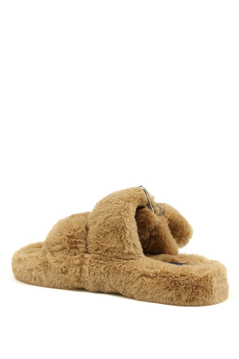 Us Polo Assn Pilly Beige Women's Indoor Slippers