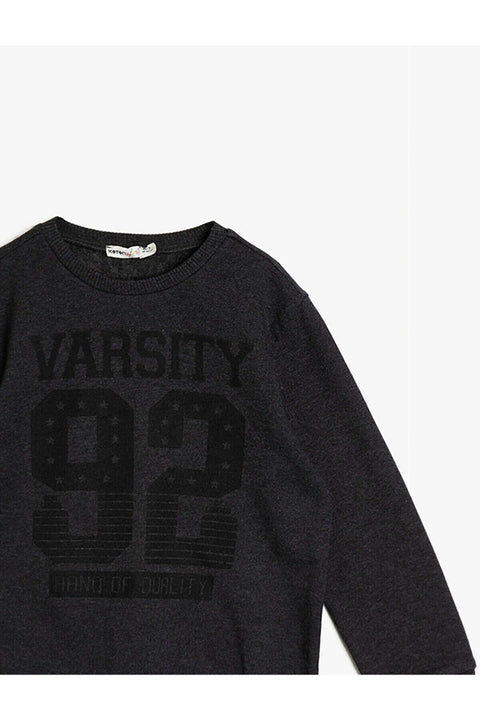 Koton Boys Gray Printed Sweatshirt