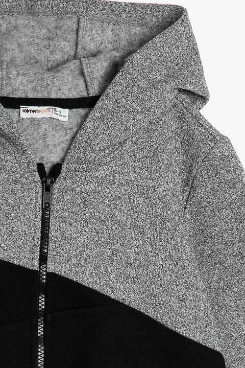 Koton Boys  Gray Hooded Sweatshirt