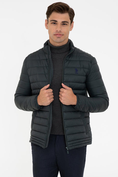 Us Polo  Assn Men  Dark Green Jacket