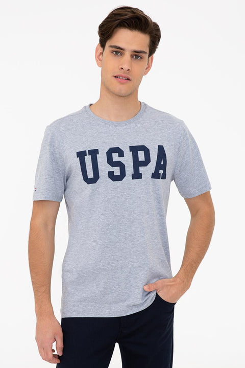 Us Polo Assn Men's Gray T-Shirt Basic 50232300-VR086