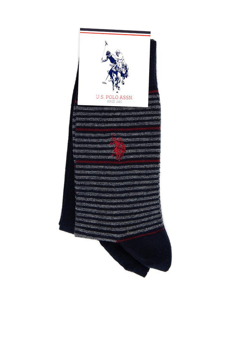 Us Polo Assn Men's Navy Blue Pack Socks 50212365-VR033