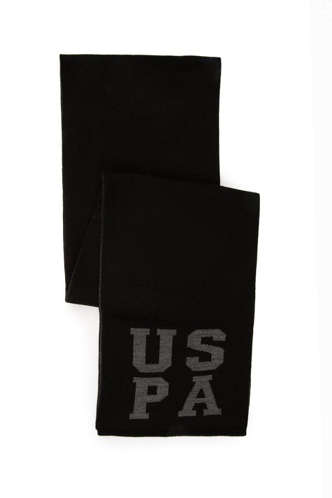 Us Polo Assn  Men's Black Scarf 50227710-VR046