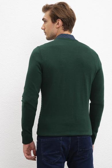 Us Polo Assn Men's Green Knitwear Sweater 50210287-VR079
