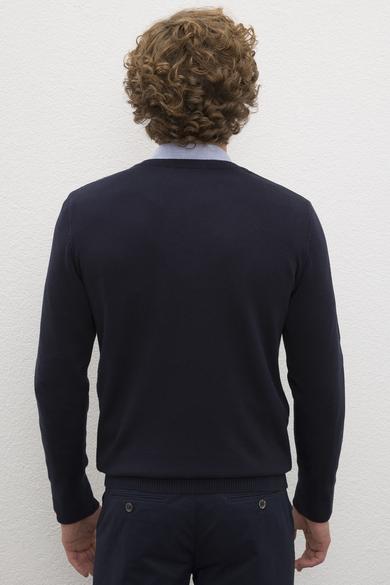 Us Polo Assn Men's Basic Navy Blue Knitwear Sweater 50206685-VR033