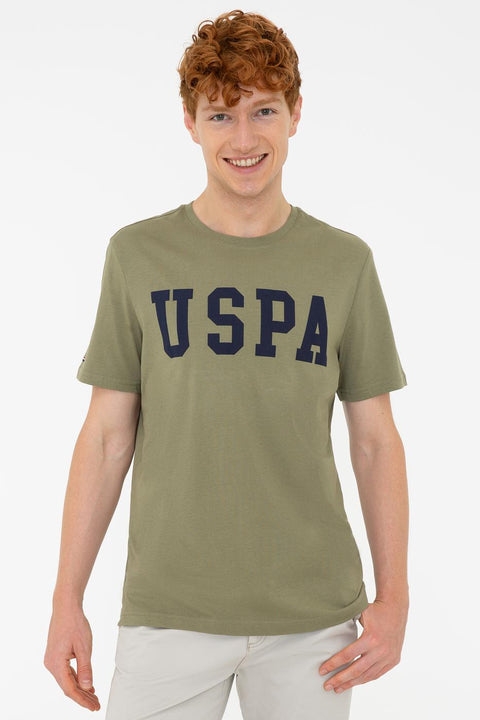 Us Polo Assn Men's Khaki T-Shirt Basic 50232300-VR027