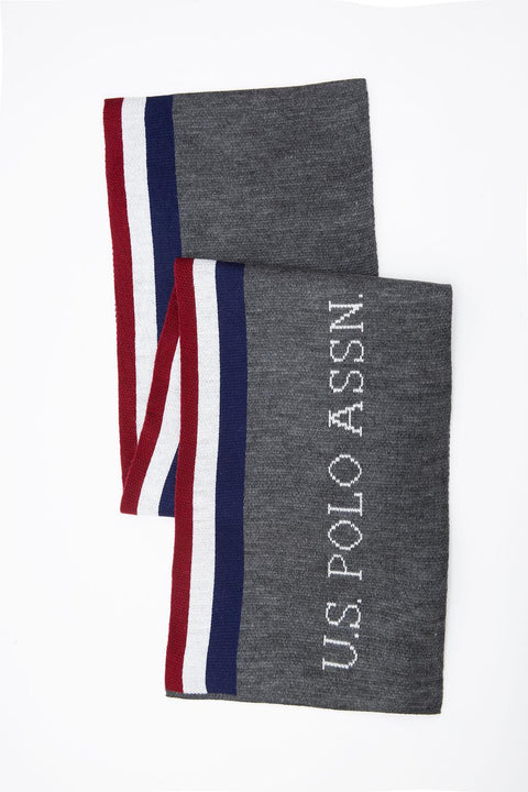Us Polo Assn  Men's Gray Scarf 50209844-VR086
