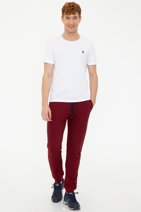 Us Polo Assn  Burgundy Knitted Pants