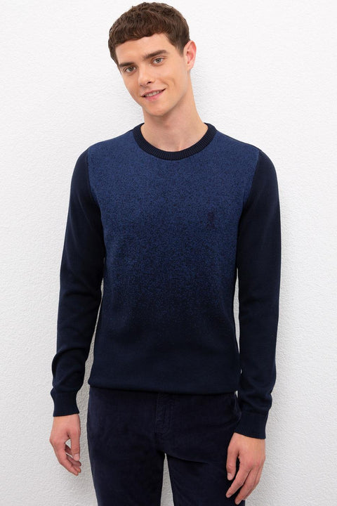 Us Polo Assn Men's Navy Blue Knitwear Sweater 50223857-VR033