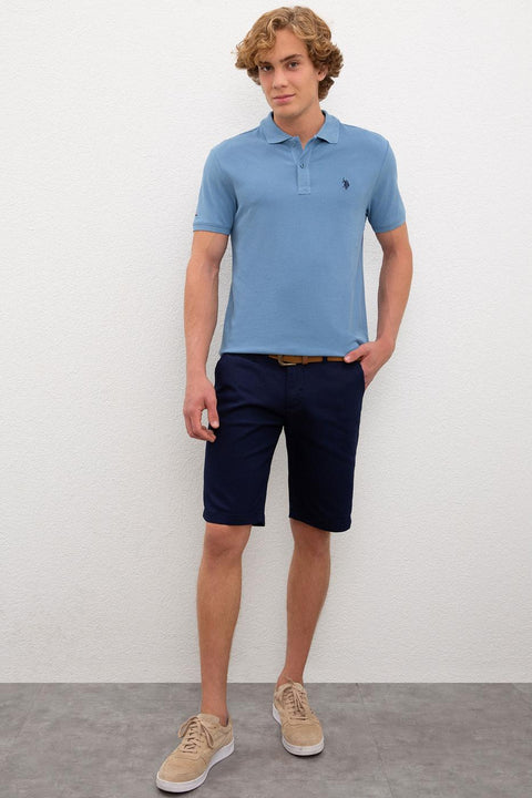 Us Polo Assn Men's Navy Blue  Bermuda Capri 50218368-VR033