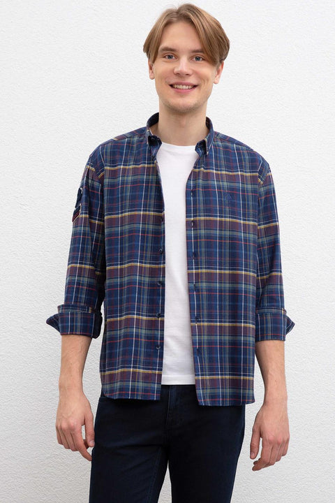 Us Polo Assn Men's Navy Blue Shirt 50207338-VR033