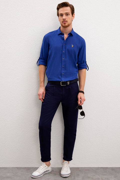 Us Polo Assn Navy Blue Chinos Pants