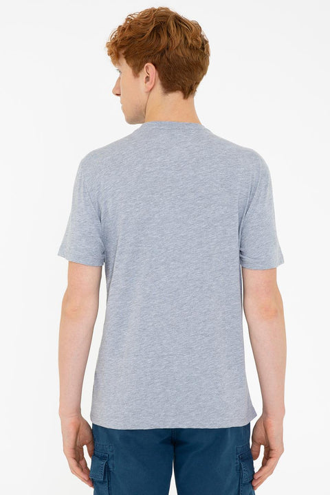 Us Polo Assn Men's Gray T-Shirt 50238273-VR109