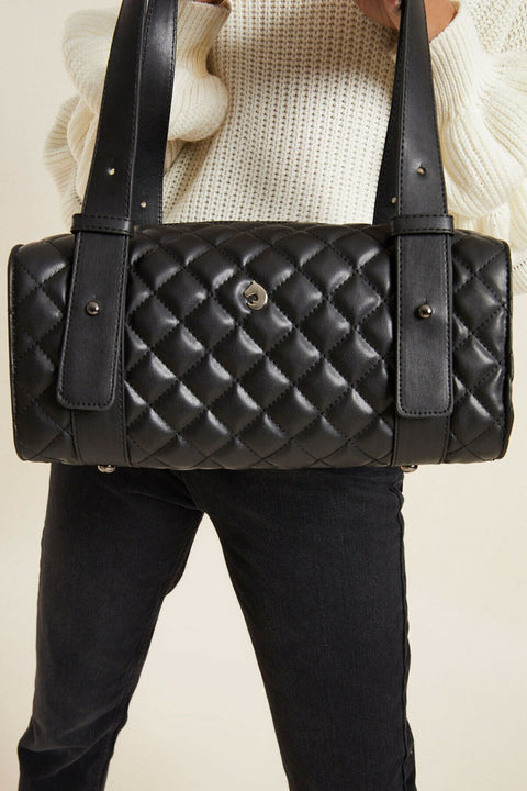 Aqua Di Polo Women's Black Shoulder Bag