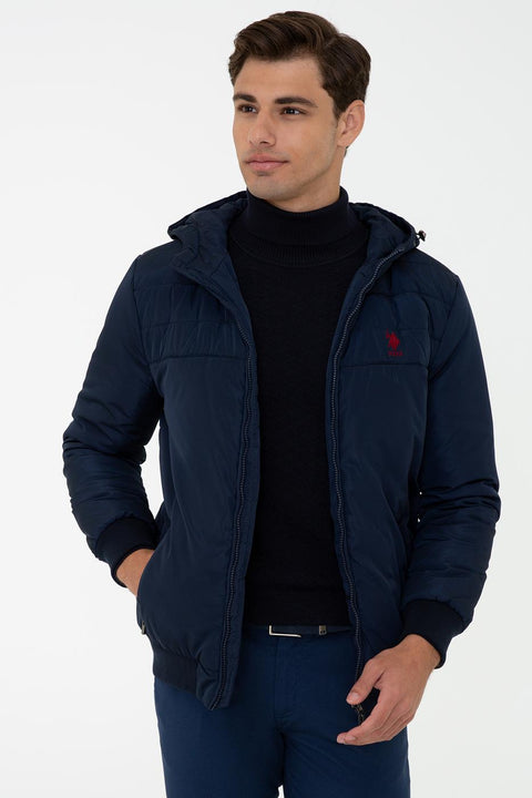 Us Polo  Assn Men  Navy blue Jacket Synthetic