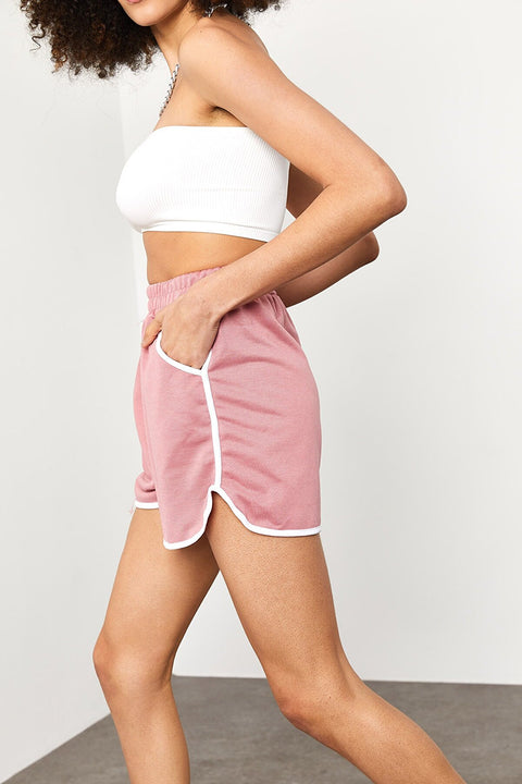 Xena Women's Pink Pocket Welt Shorts