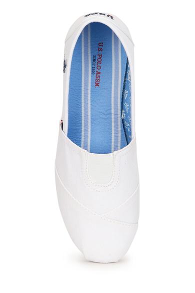 Us Polo Assn Men White Slip On Shoes